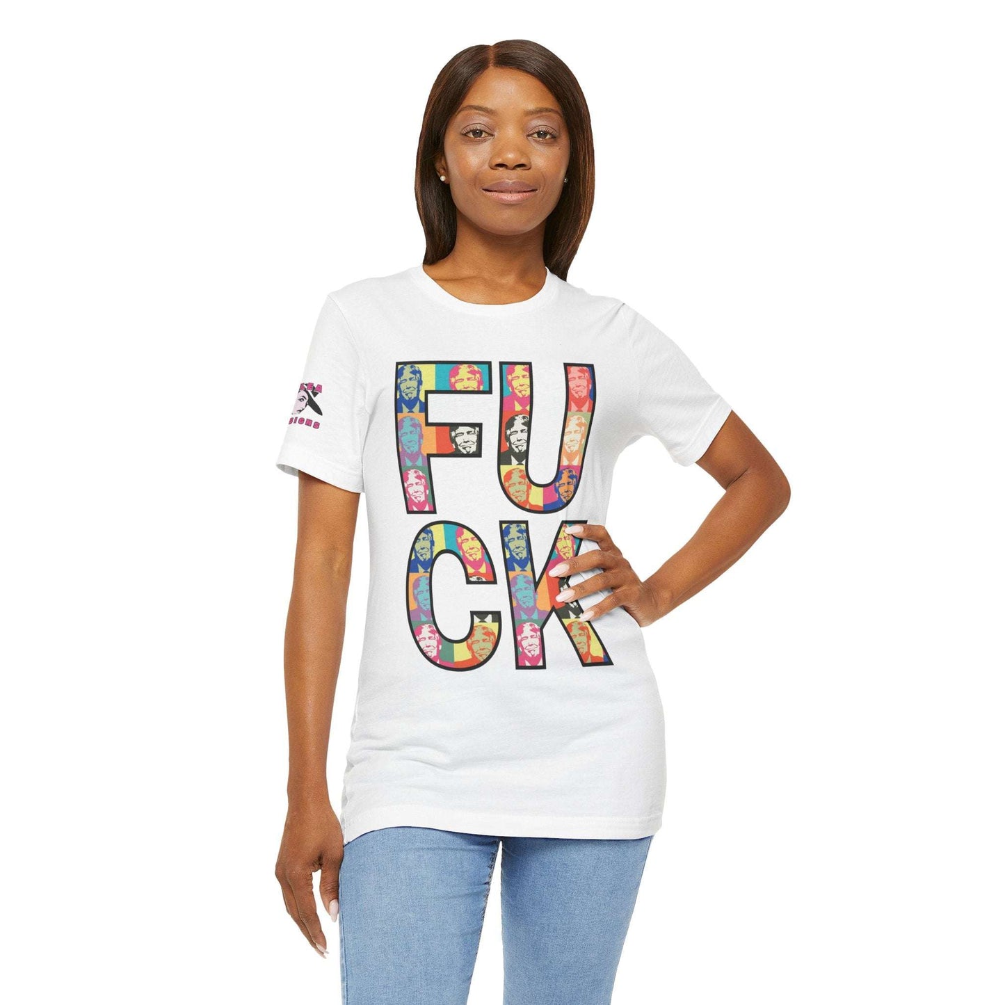 F#$K TRUMP | Pop Art Style | Typography Design | Adult | Unisex | Bella Canvas Jersey Tee