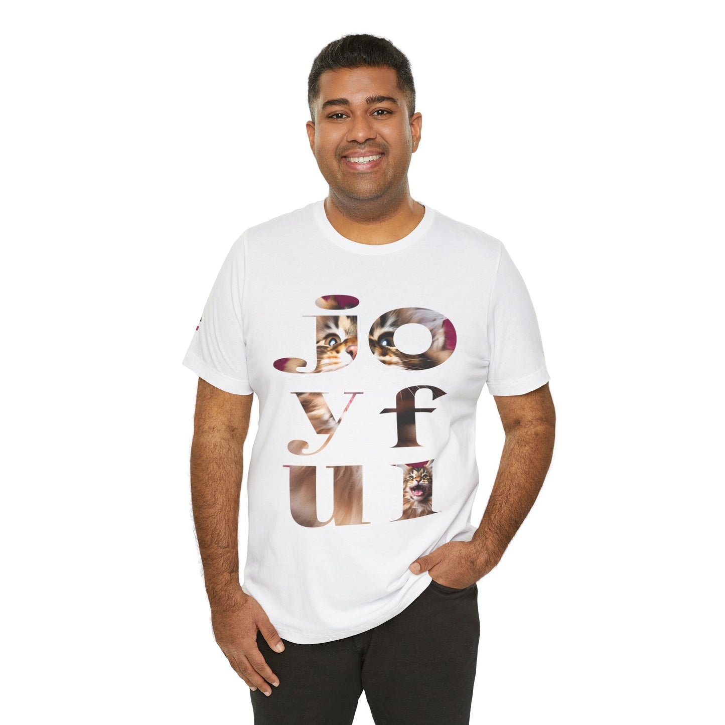 ALEGRE | Gatito Maine Coon | Diseño tipográfico | Adulto | Unisex | Camiseta Bella Canvas Jersey