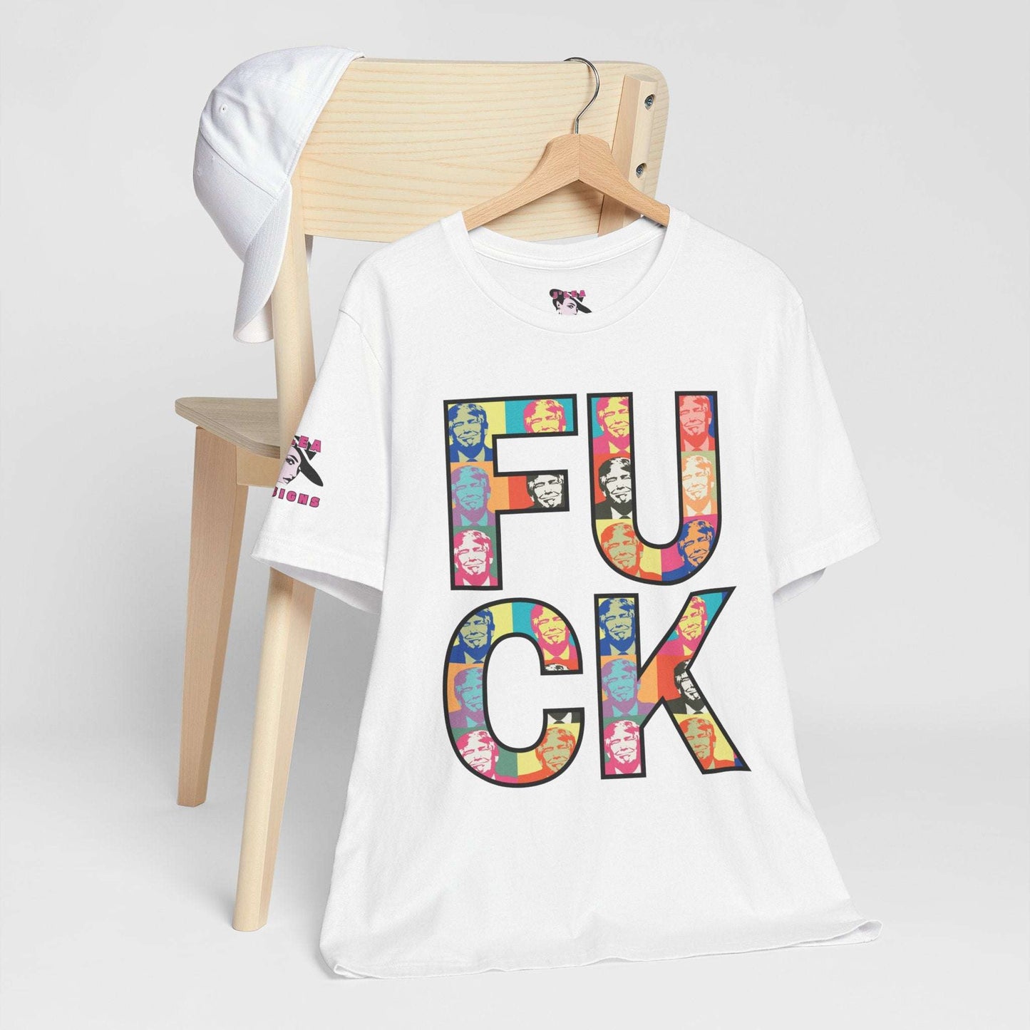 F#$K TRUMP | Pop Art Style | Typography Design | Adult | Unisex | Bella Canvas Jersey Tee