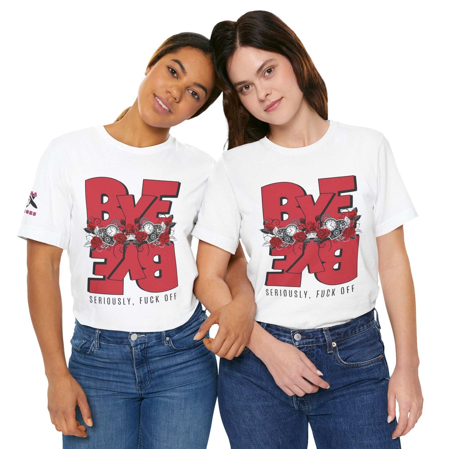 BYE-BYE | Statement T-Shirt | Typography Design | Adult | Unisex | Bella Canvas Jersey Tee