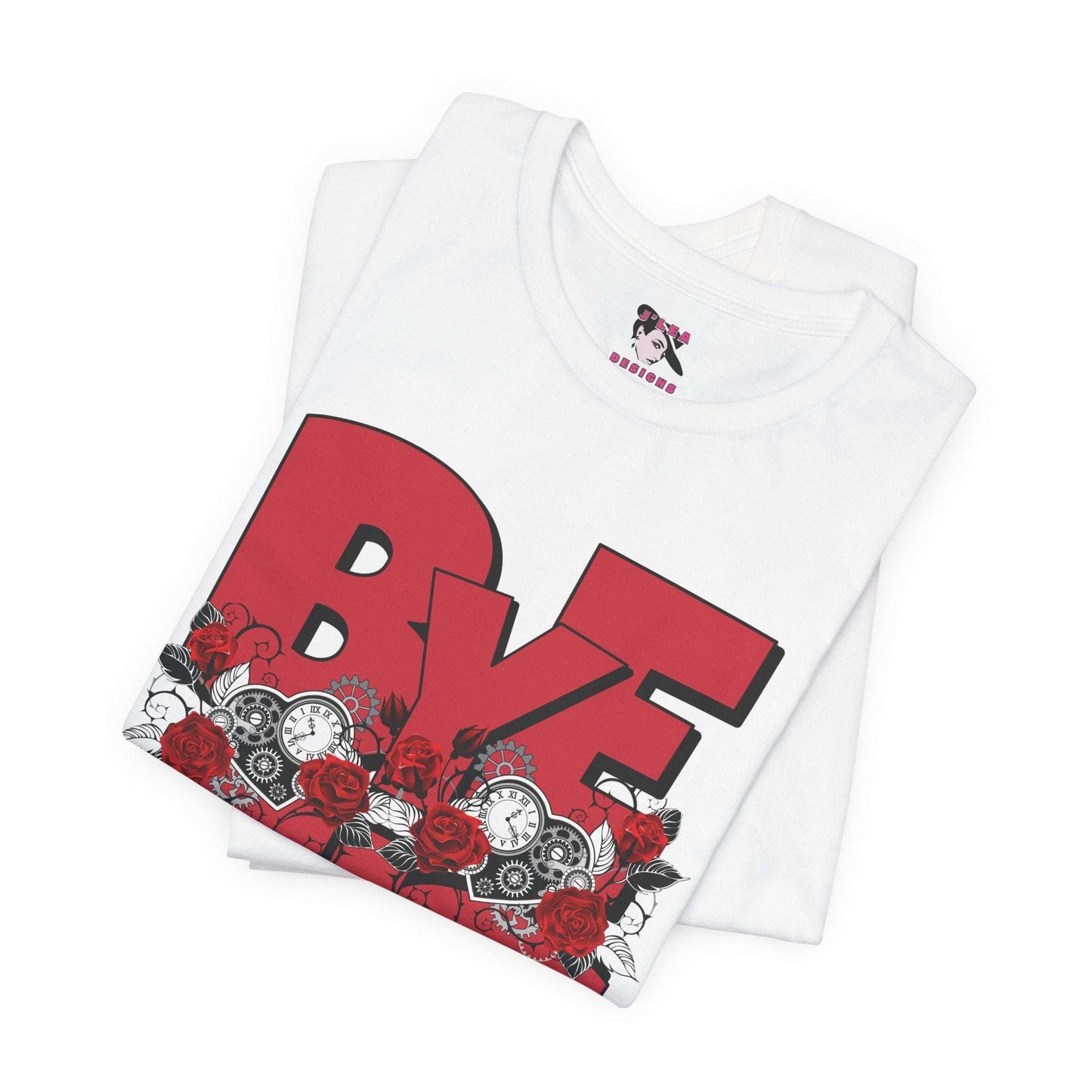 BYE-BYE | Statement T-Shirt | Typography Design | Adult | Unisex | Bella Canvas Jersey Tee