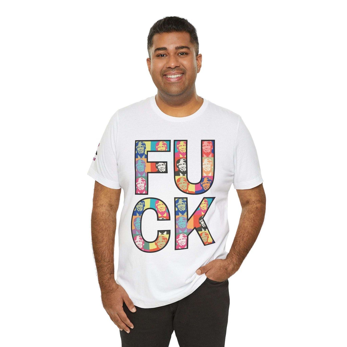 F#$K TRUMP | Pop Art Style | Typography Design | Adult | Unisex | Bella Canvas Jersey Tee