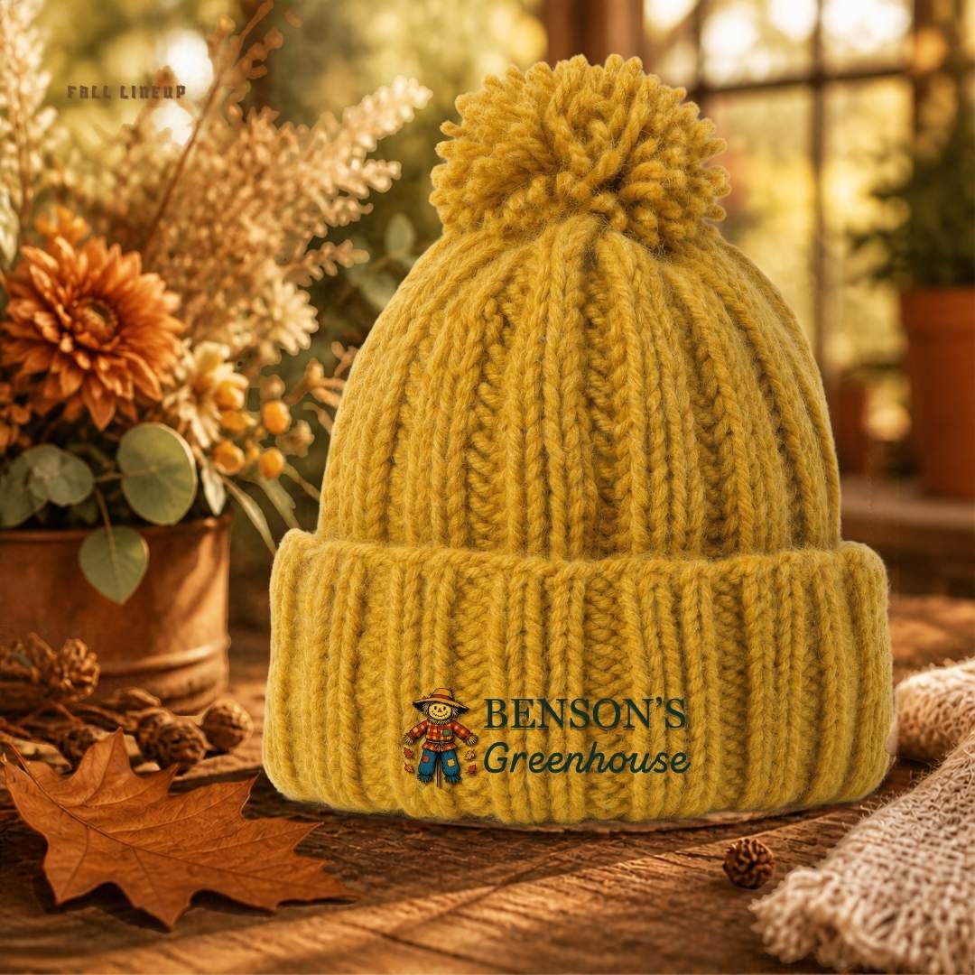 Tan Fall Beanie - Benson's Greenhouse