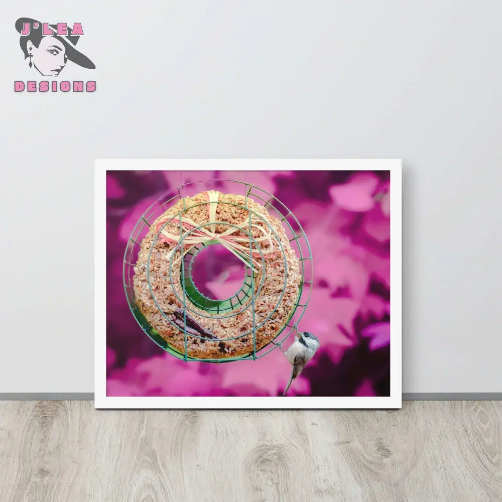 Breakfast with Finch | Framed Photography Print - J'Lea Designs