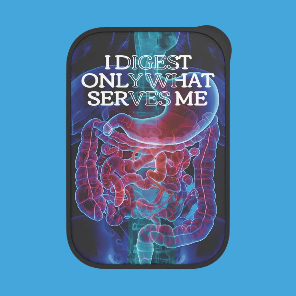 Limited Edition - Truth in the Gut by J’Lea Designs - X-Ray Style Bento Box with Utensils - Perfect for Lunch on the Go