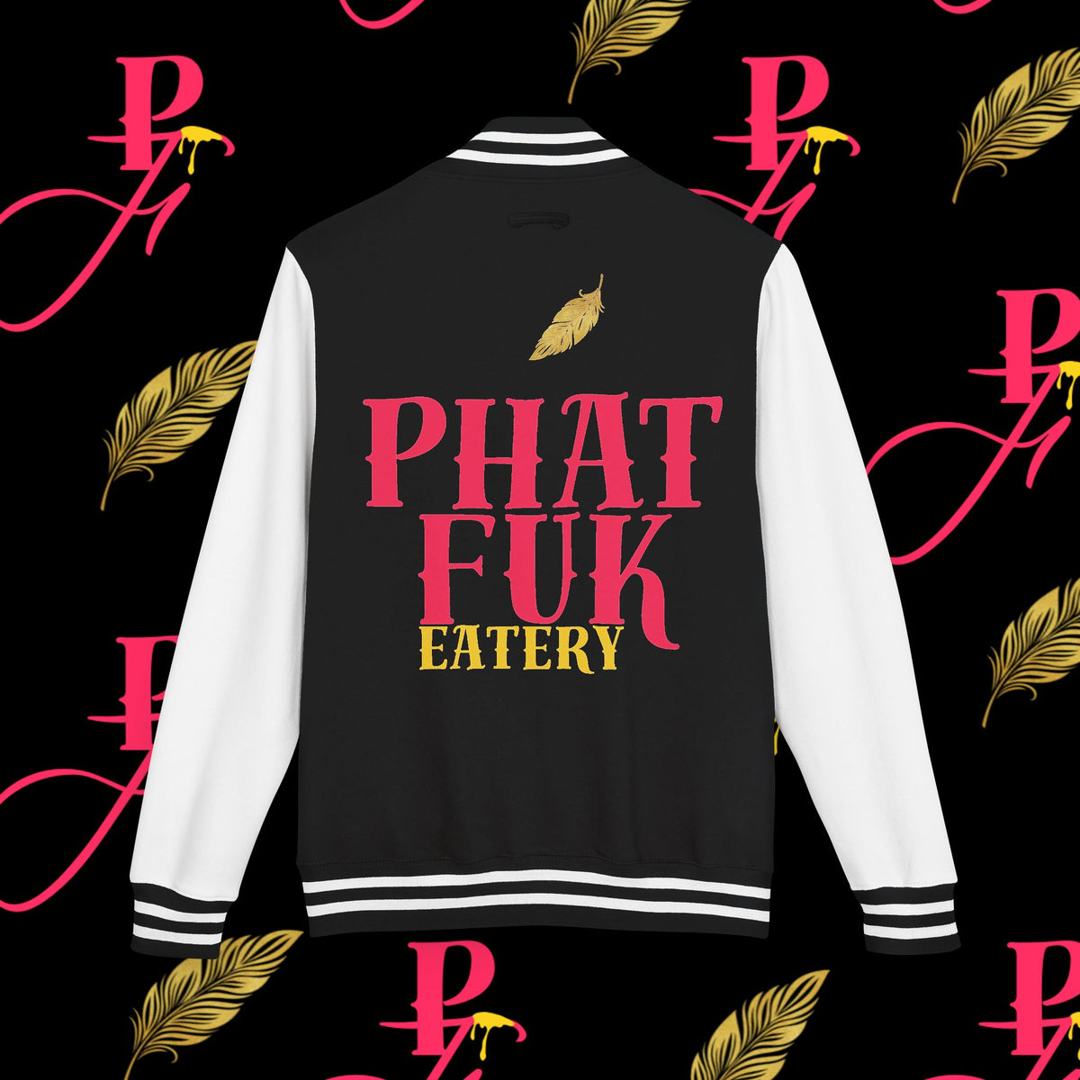 Letterman Jacket | PHAT FUK Eatery Logo Varsity Jacket | J Lea Designs