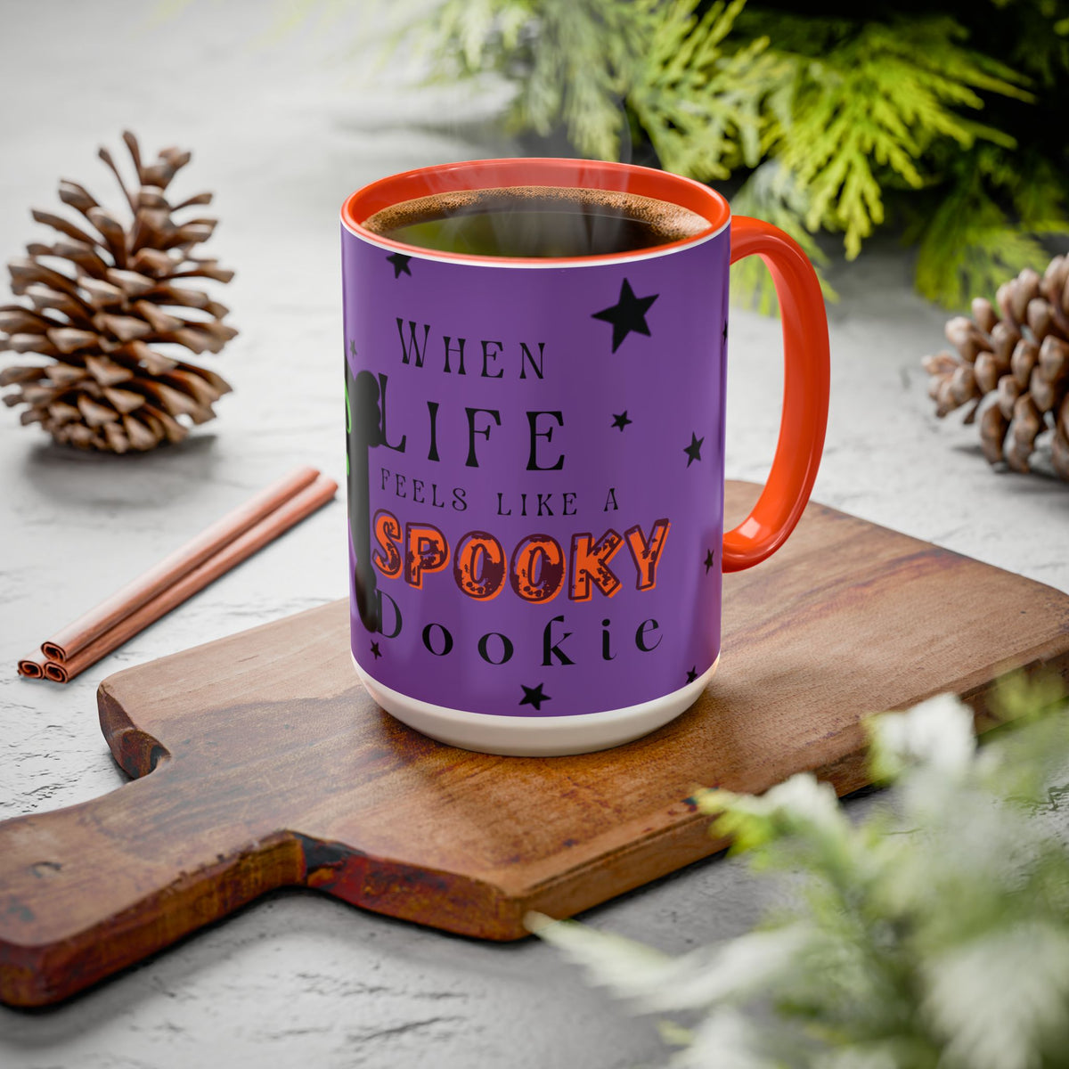 When Life Feels Like A Spooky Dookie Coffee Mug | Fall Collection | by J Lea Designs