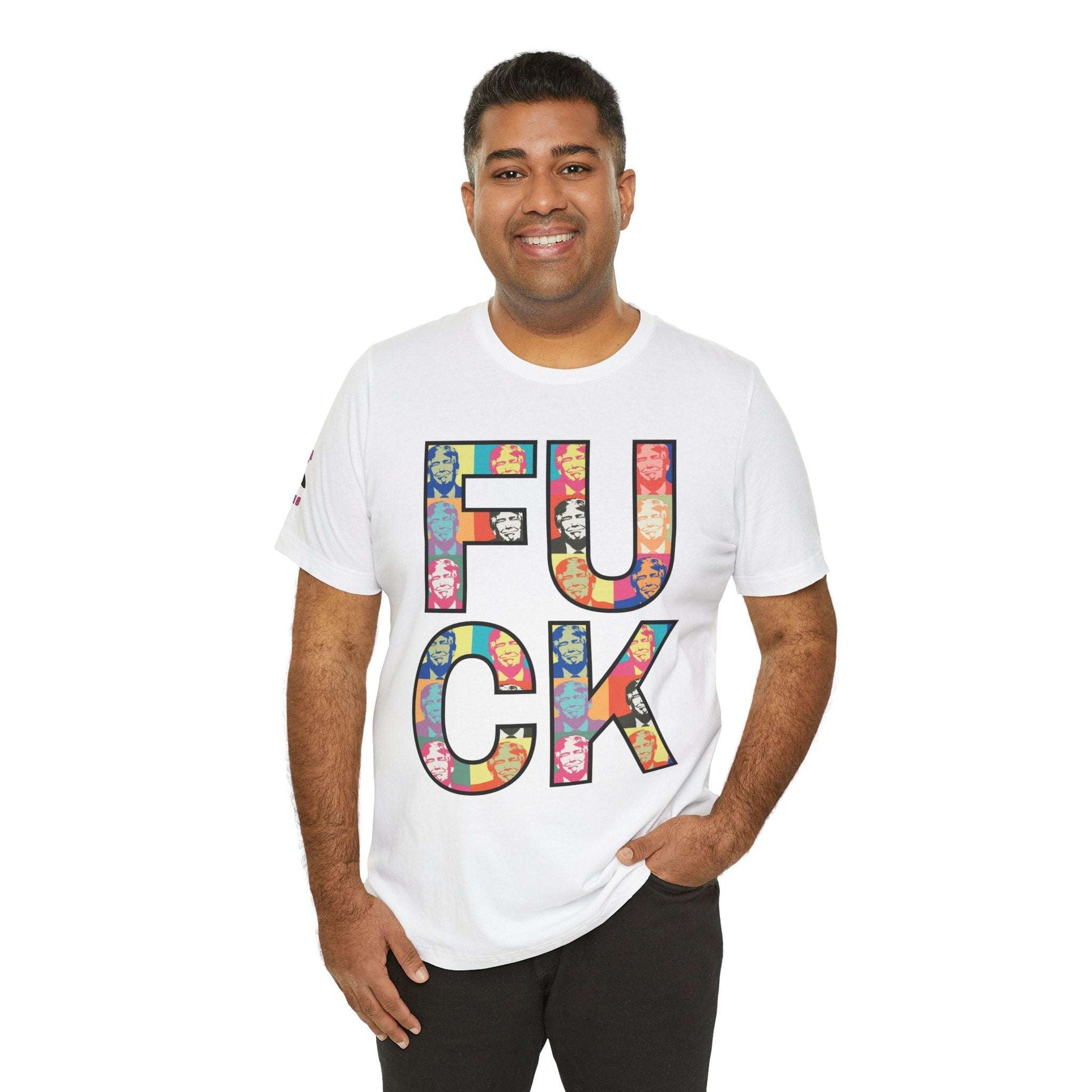 F#$K TRUMP | Pop Art Style | Typography Design | Adult | Unisex | Bella Canvas Jersey Tee