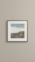 Framed fine art wall print on archival paper