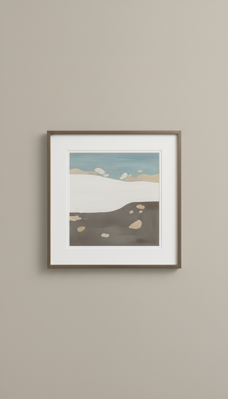 Framed fine art wall print on archival paper