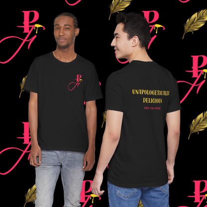 Unapologetically Delicious | Phat Fuk Eatery Merch | PF Monogram Tee | J Lea Designs