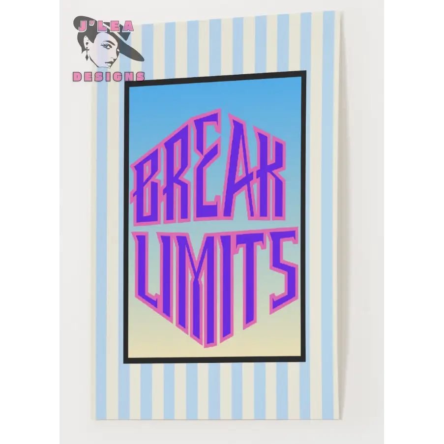 Break Limits - Candy Voltage Edition - Digital Art Print by J'Lea Designs - Jody Cunningham