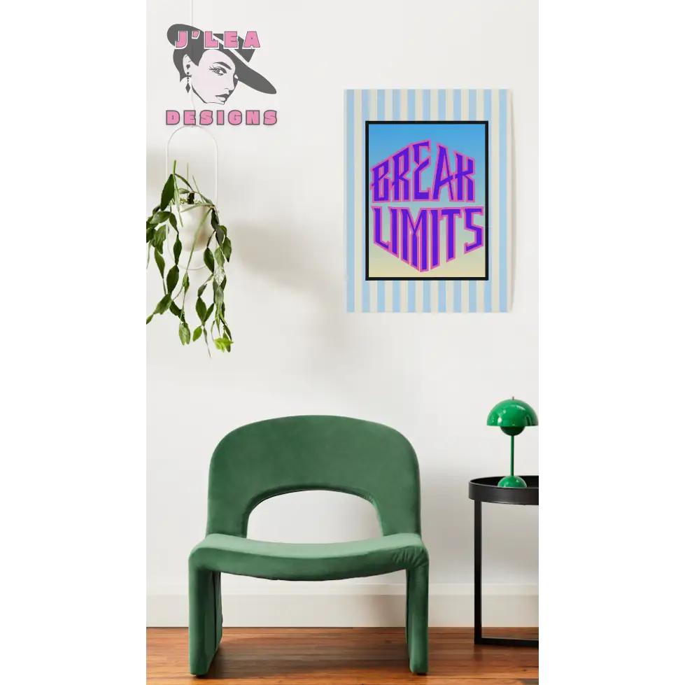 Break Limits - Candy Voltage Edition - Digital Art Print by J'Lea Designs - Jody Cunningham