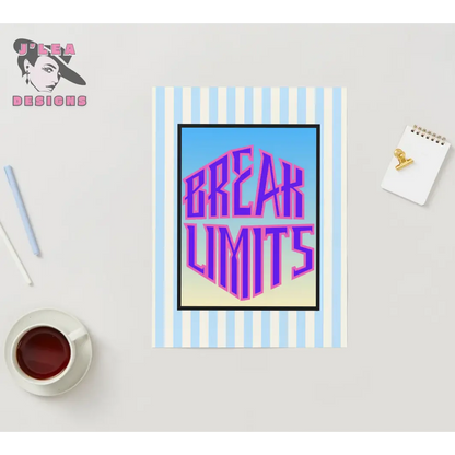 Break Limits - Candy Voltage Edition - Digital Art Print by J'Lea Designs - Jody Cunningham