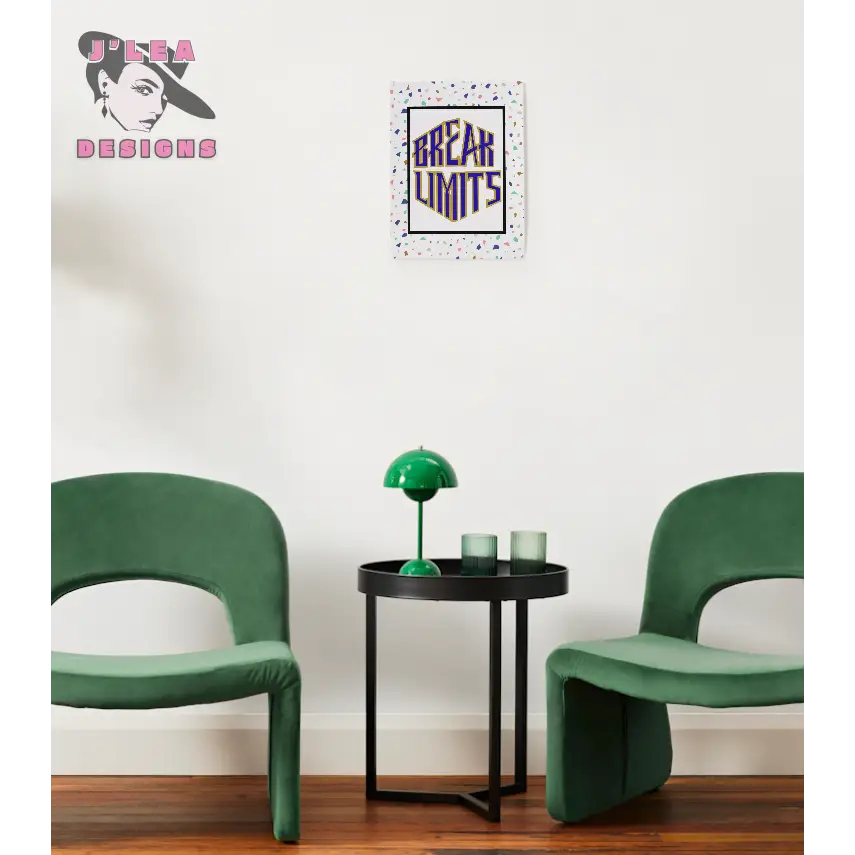 Break Limits Confetti Command Edition - Digital Art Print by J Lea Designs - Jody Cunningham