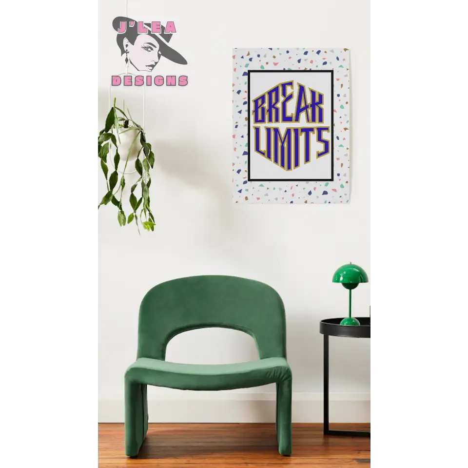 Break Limits Confetti Command Edition - Digital Art Print by J Lea Designs - Jody Cunningham