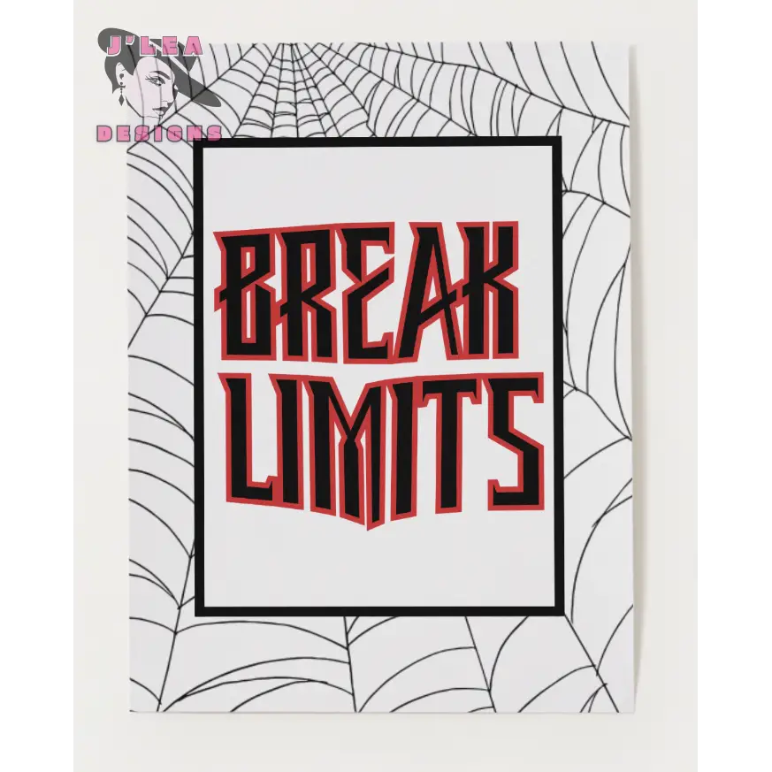 Break Limits - Web of Power Edition - Digital Art Print by J'Lea Designs - Jody Cunningham