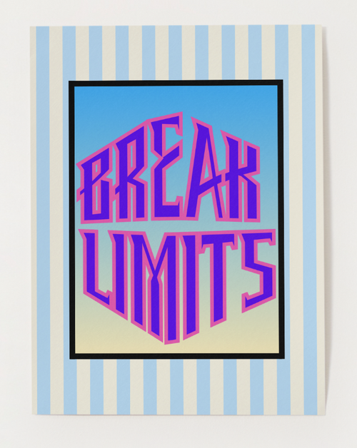 Break Limits - Candy Voltage Edition - Digital Art Print by J'Lea Designs