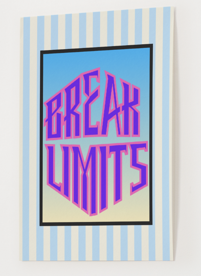 Break Limits - Candy Voltage Edition - Digital Art Print by J'Lea Designs