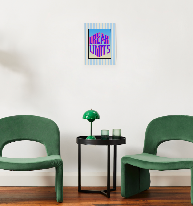 Break Limits - Candy Voltage Edition - Digital Art Print by J'Lea Designs