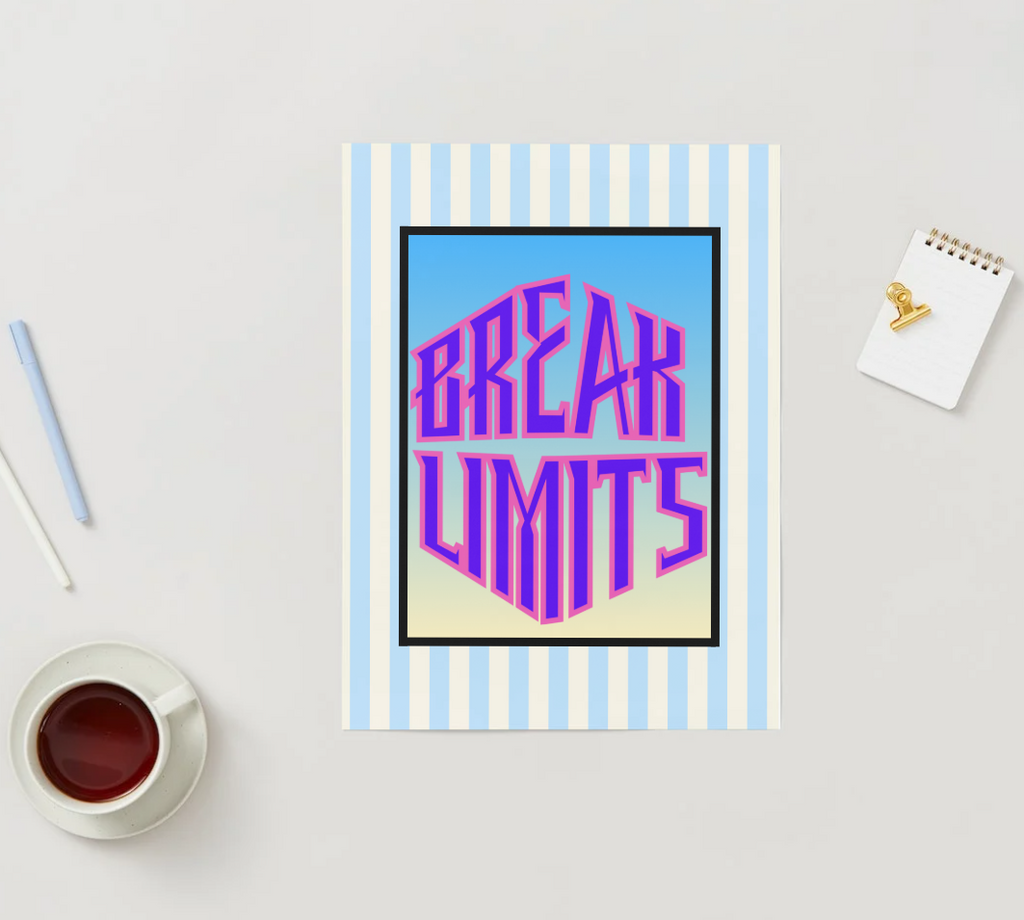 Break Limits - Candy Voltage Edition - Digital Art Print by J'Lea Designs