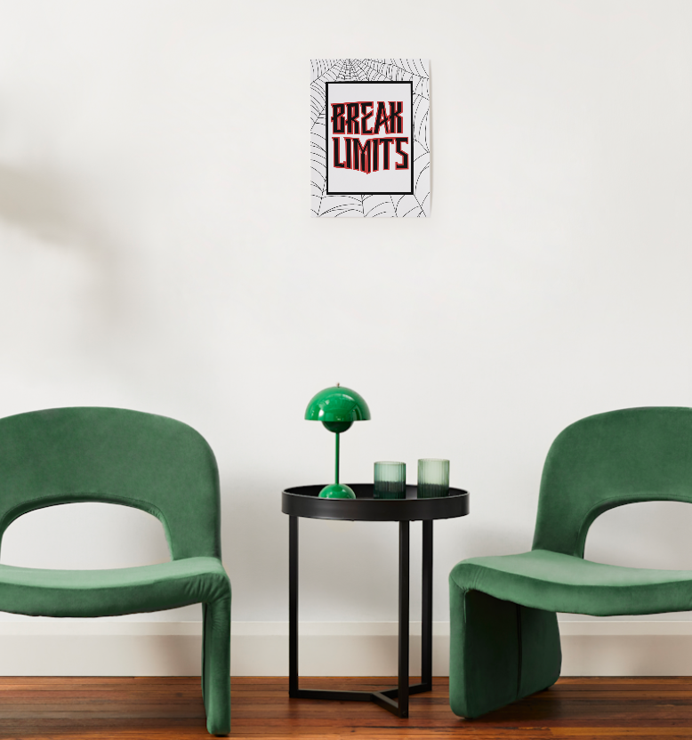 Break Limits - Web of Power Edition - Digital Art Print by J'Lea Designs