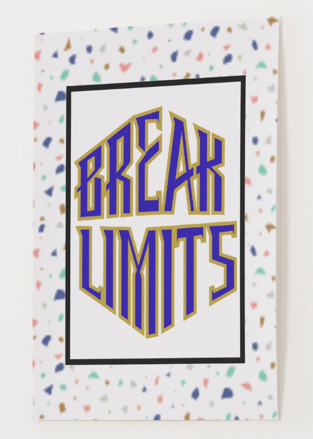 Break Limits - Confetti Command Edition - Digital Art Print by J'Lea Designs