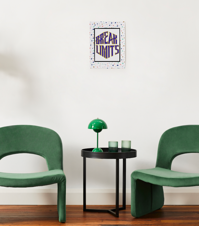 Break Limits - Confetti Command Edition - Digital Art Print by J'Lea Designs