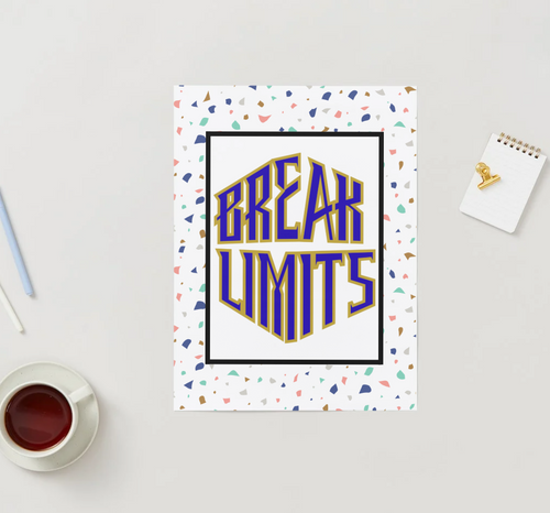 Break Limits - Confetti Command Edition - Digital Art Print by J'Lea Designs