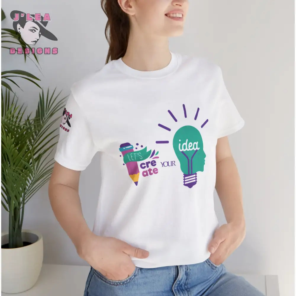 Custom Designed Tee | J’Lea Designs | Adult Unisex Jersey Tee - T-Shirt