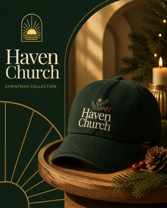 Christmas Baseball Cap - Haven Church
