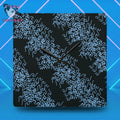 Curly Current - Timekeeper by J Lea Designs | Square Acrylic Wall Clock - Jody Cunningham