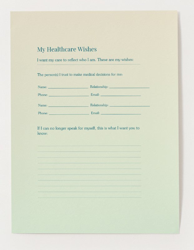 Life and Legacy Golden Tree Digital Edition - An End-of-Life Planner by Wellbeing Works - Jody Cunningham