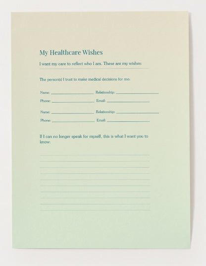 Life and Legacy Golden Tree Digital Edition - An End-of-Life Planner by Wellbeing Works - Jody Cunningham