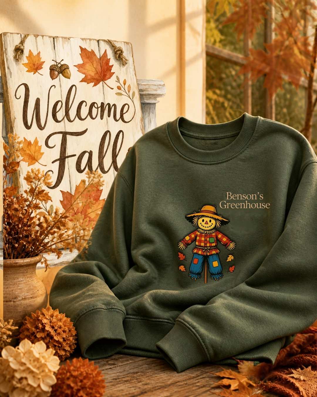Fall Sweatshirt - Benson's Greenhouse