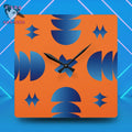 Geometric Pulse Timekeeper by J Lea Designs | Square Acrylic Wall Clock - Jody Cunningham