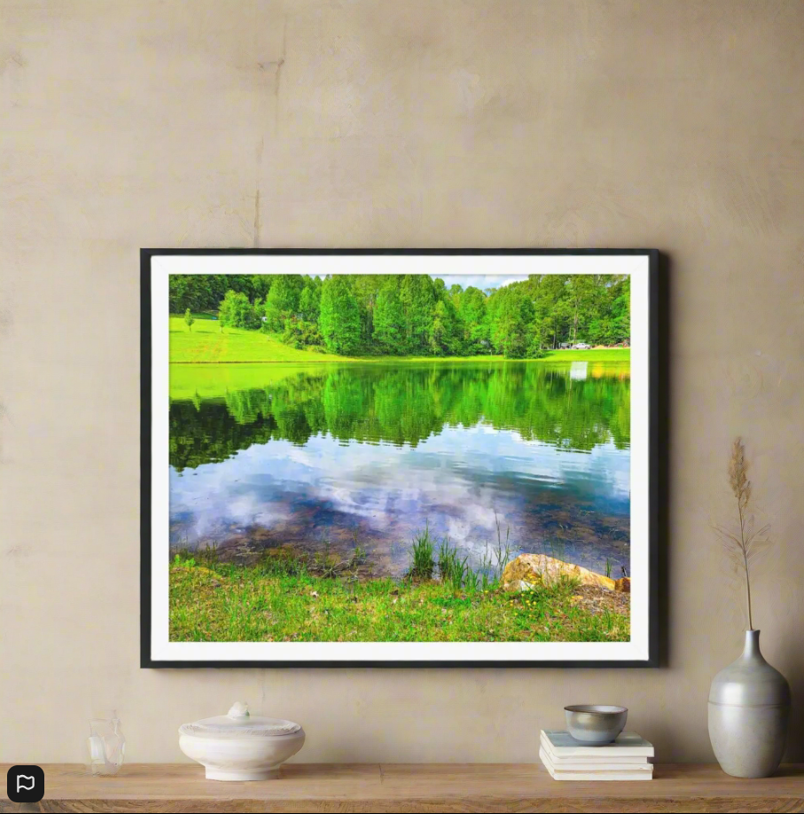 Galax Virginia Breathtaking Framed Fine Art Landscape Print by J'Lea Designs