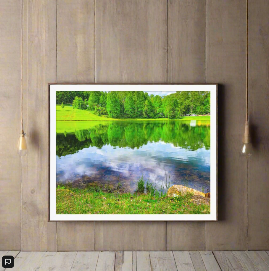 Galax Virginia Breathtaking Framed Fine Art Landscape Print by J’Lea Designs - Wall Art