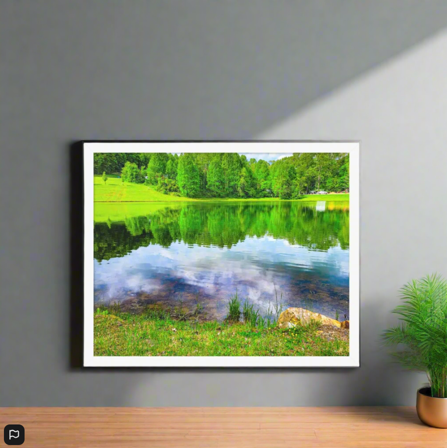 Galax Virginia Breathtaking Framed Fine Art Landscape Print by J'Lea Designs