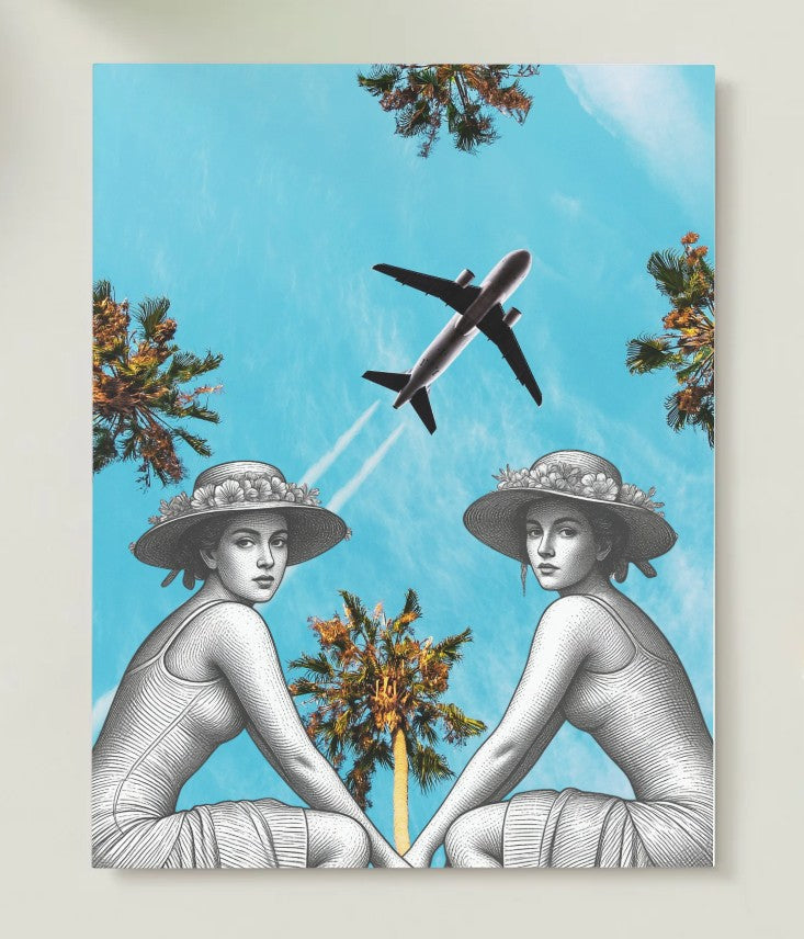 The Sky Between Us - Silverada Metallic Canvas | Jody Cunningham