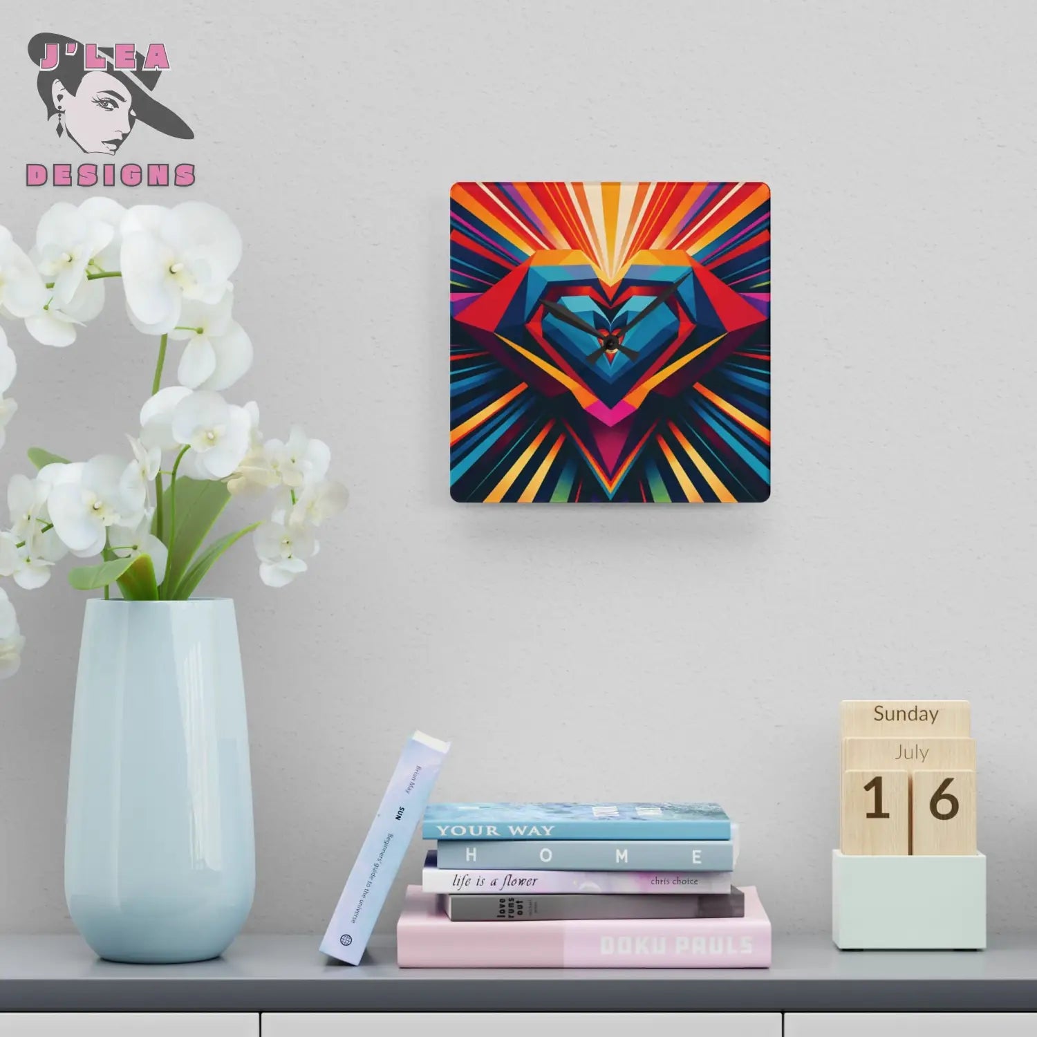 Alignment Heart Decor Prints 10.75’’ × 10.75’’ (Square) Home Decor