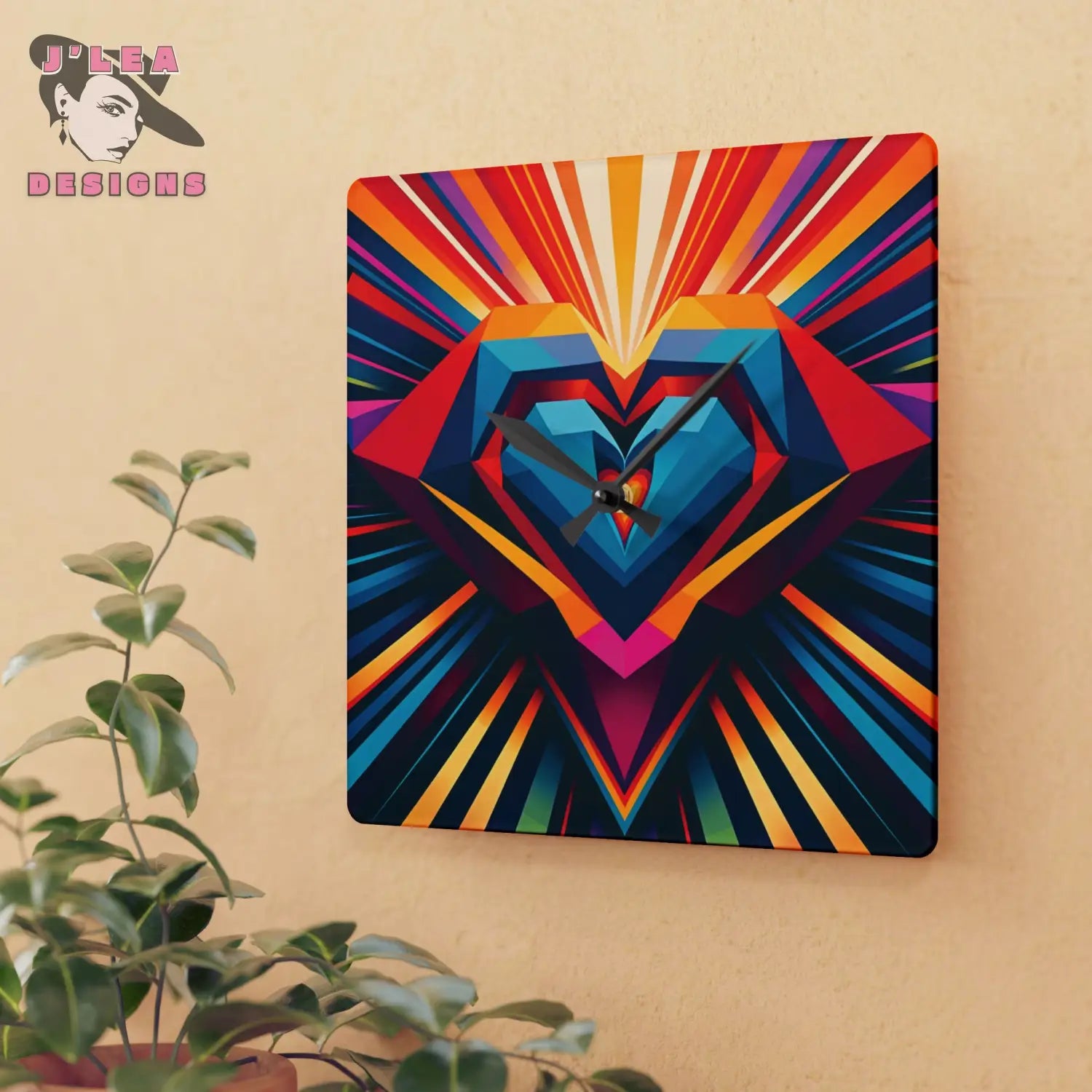 Alignment Heart Decor Prints 10.75’’ × 10.75’’ (Square) Home Decor
