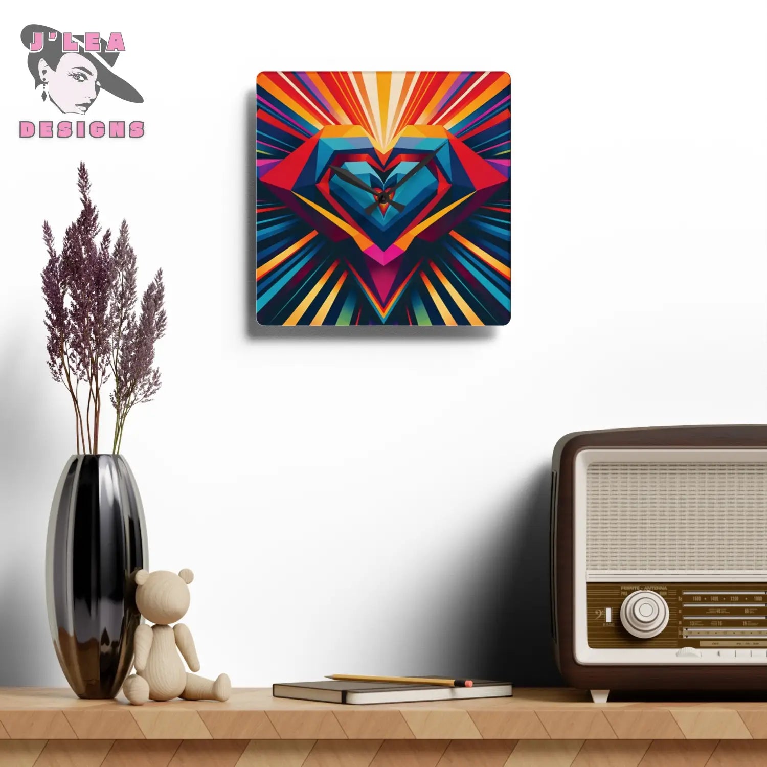 Alignment Heart Decor Prints 10.75’’ × 10.75’’ (Square) Home Decor