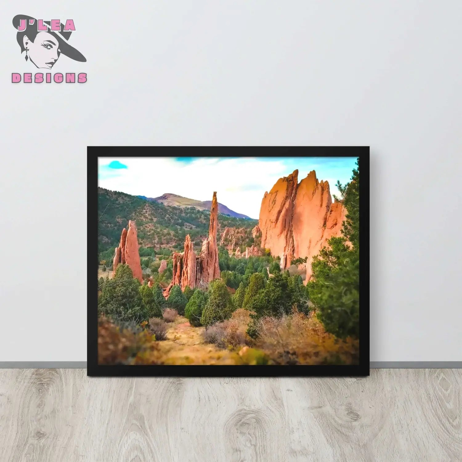 Nature's Majesty: Cathedral Spires at Garden of the Gods | Framed Photography Print - J'Lea Designs