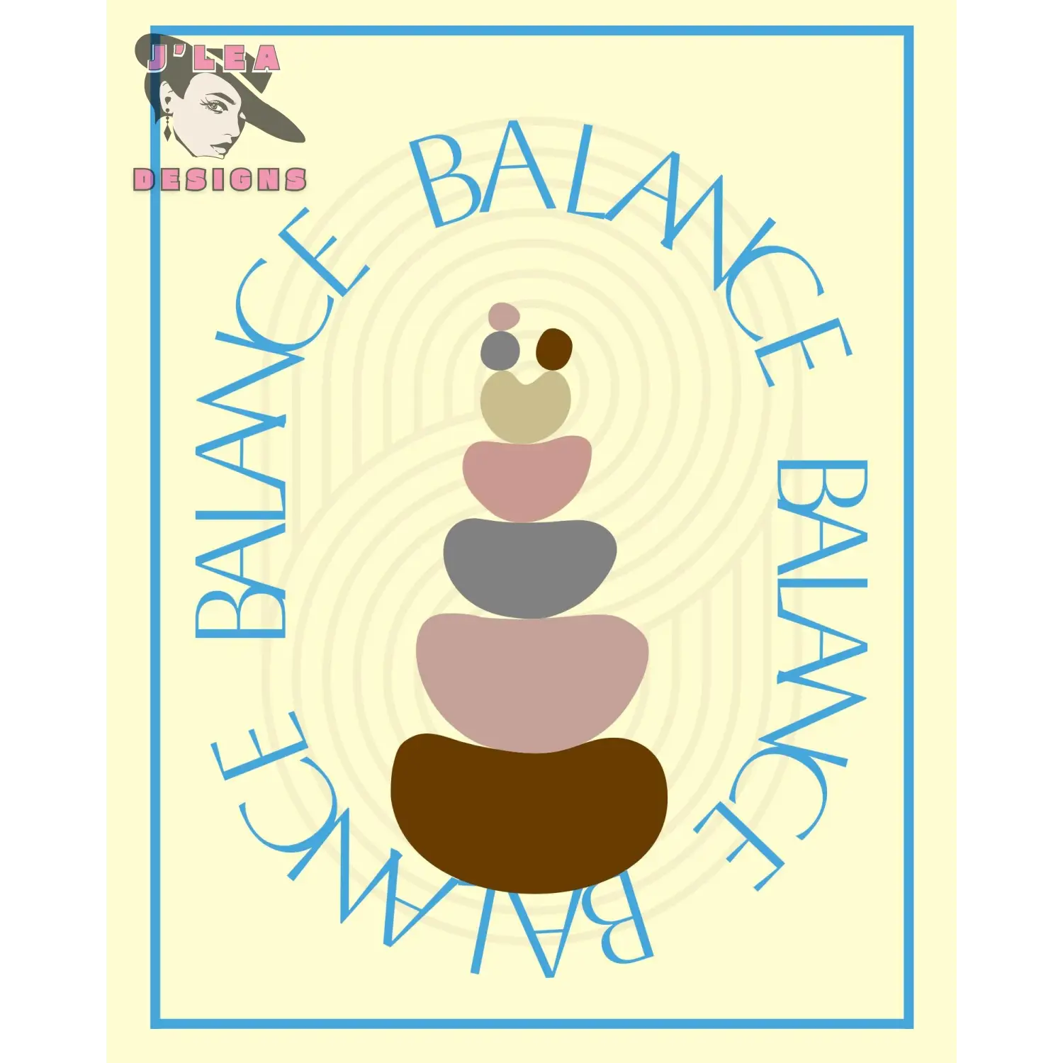 Balance Minimalist Spiritual Art Print - Download and Print Art