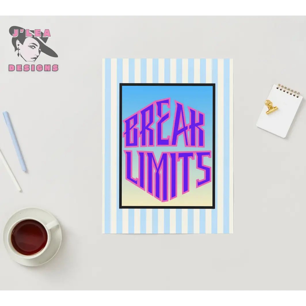 Break Limits - Candy Voltage Edition - Digital Art Print by J’Lea Designs - Download and Print Art