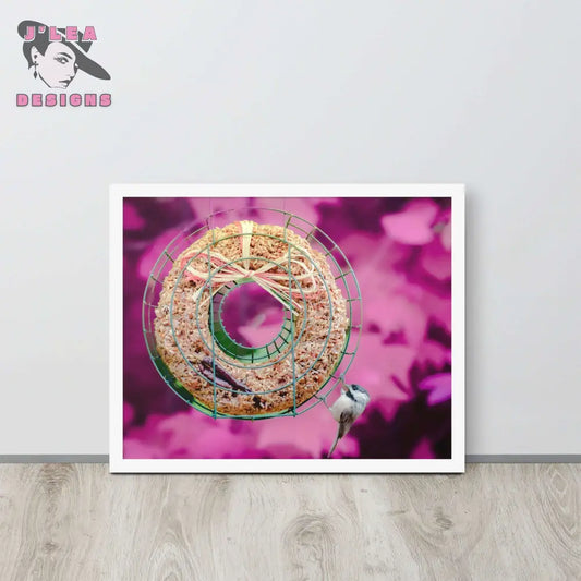 Breakfast with Finch | Framed Photography Print - J'Lea Designs
