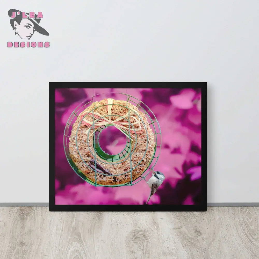 Breakfast with Finch | Framed Photography Print - J'Lea Designs