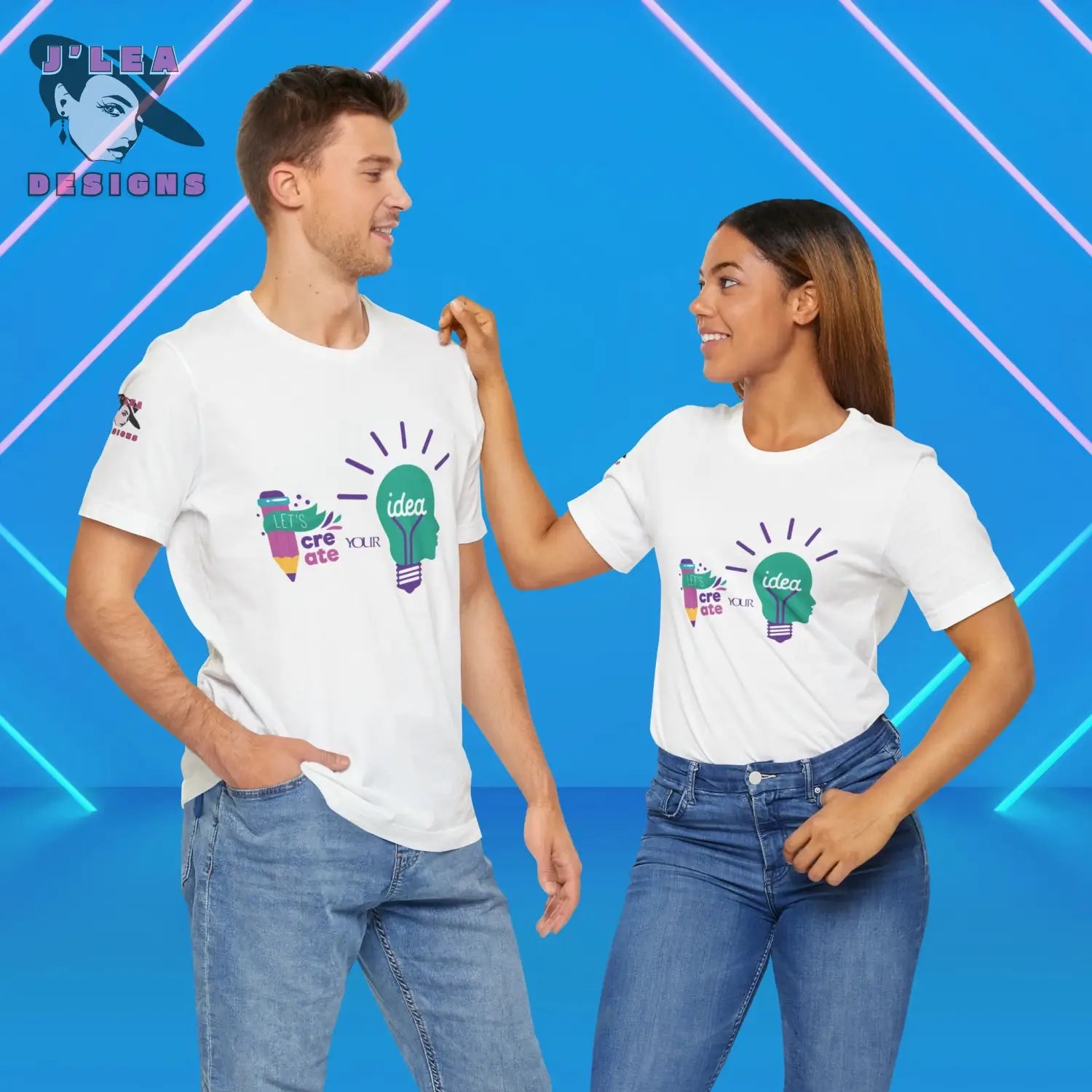 Custom Unisex Jersey Tee by J’Lea Designs - T-Shirt