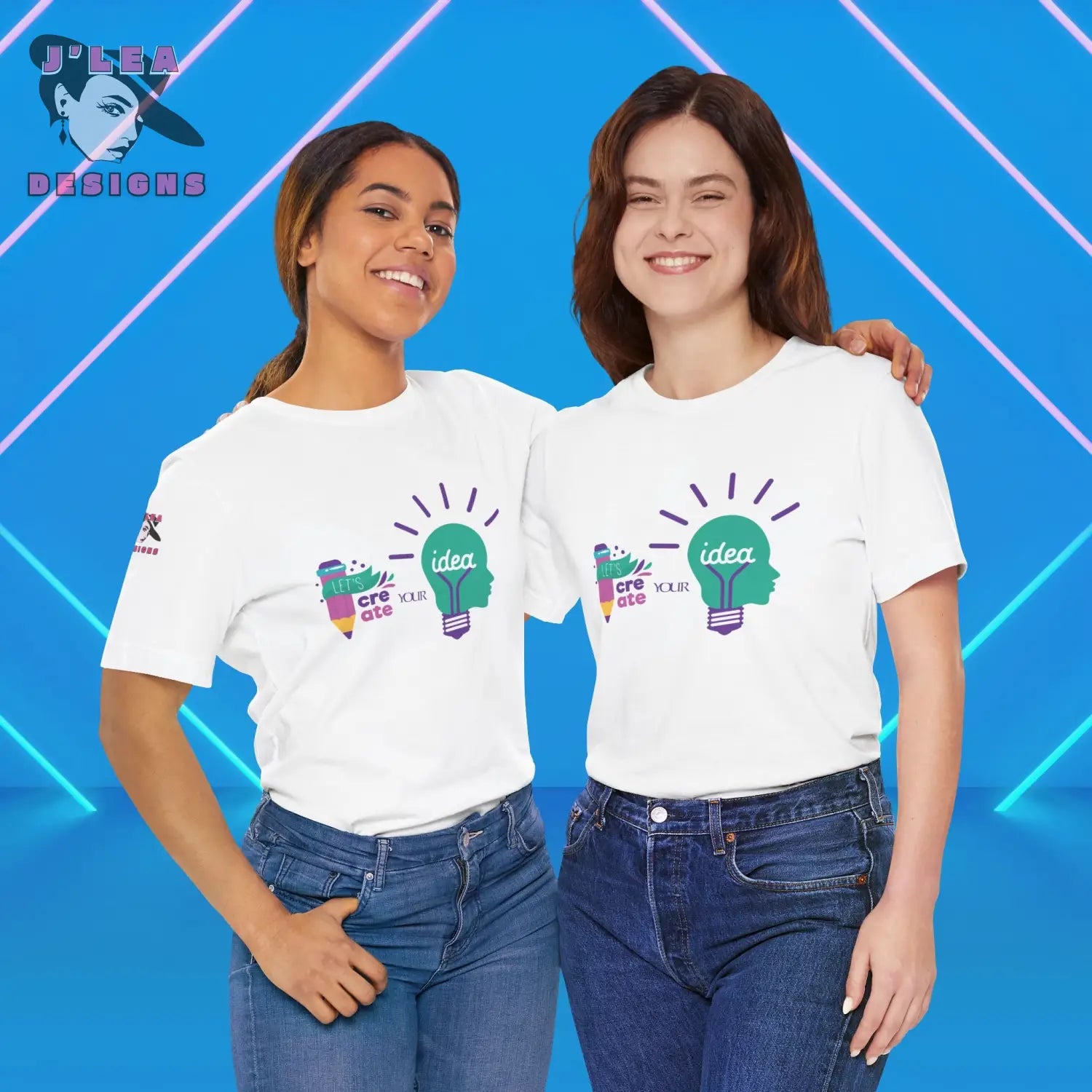 Custom Unisex Jersey Tee by J’Lea Designs - T-Shirt